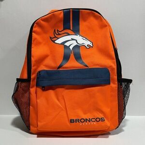 Denver Broncos Orange and Blue Backpack
